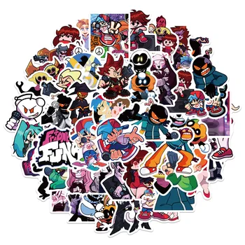 10/30/50 pcs Cuma Gece Funkin Çıkartmalar Karikatür Anime Oyunu Sticker Dizüstü telefon kılıfı Dizüstü Araba Graffiti çocuk oyuncakları DIY Çıkartması