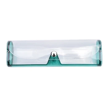 PVC Gözlük Kutusu Şeffaf Gözlük Durumda okuma gözlüğü Durumda Plastik Gözlük Durumda Miyop Lens İçin Çok Renkli 0