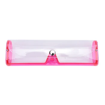 PVC Gözlük Kutusu Şeffaf Gözlük Durumda okuma gözlüğü Durumda Plastik Gözlük Durumda Miyop Lens İçin Çok Renkli 1