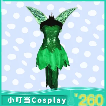 2021 cosplay anime karikatür tinkerbell peri ÇÜNKÜ kostüm parti elbise cosplay takım elbise