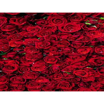 Vinil sevgililer Günü Fotoğraf Arka Planında Ahşap Tahta Çiçek Parti Arka Doğum Günü Dekor fotoğraf arka fonu 201214QMH-02 4