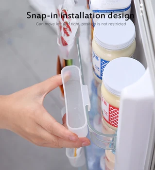 2 ADET Mini Mutfak Buzdolabı Baharat Depolama Organizatör Buzdolabı Dondurucu Raf Tutucu Mutfak Organize Sos Çanta Hardal Askı