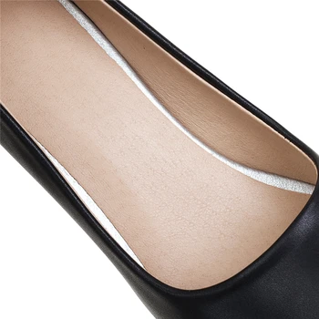 Moda Zarif Boyutu 33-43 Beyaz Kadın Ayakkabı Boncuklu Dekor Ayak Bileği Kayışı Ultra Mary Jane Yüksek Topuklu Pompalar Parti Düğün Ayakkabı 1