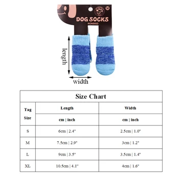 Sıcak Rahat sıcak tutan çoraplar Sevimli Elastik Streç Kapalı Giyim Sevimli Yüksek Küçük Orta Köpekler Kediler Malzemeleri Köpek Streç Çorap 3