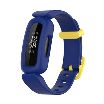 Silikon saat kayışı İçin Fitbit Inspire 2 akıllı bilezik Yedek Bileklik İçin Fitbit Ace 3 Çocuk saat kayışı Renkli Sapanlar