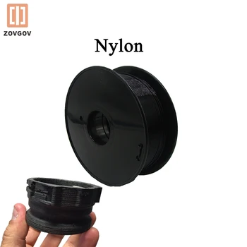 Bakire PA Naylon Pro filament 1.75 mm 1KG / 2.2 LB ZOVGOV Yüksek Çekme Mukavemeti 3D Baskı Şeffaf Poliamid Süblimasyon