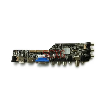 DIY Kiti Dijital Sinyal LVDS-30pin Ekran denetleyici kurulu İçin LTM220MT09 / LTM220MT12 USB AV VGA HDMI uyumlu LED / LCD 1680*1050