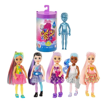 Orijinal Mini Barbie Chelsea Renk Ortaya Değişen Su Sürprizler Bebekler Kız çocuk için oyuncak Doğum Günü Yılbaşı Hediyeleri Marka
