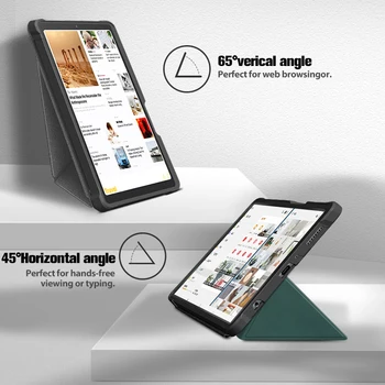 Origami samsung kılıfı Galaxy Tab A7 Lite 2021, PU deri standı Kapak için T220 T225 Manyetik Koruyucu Kabuk