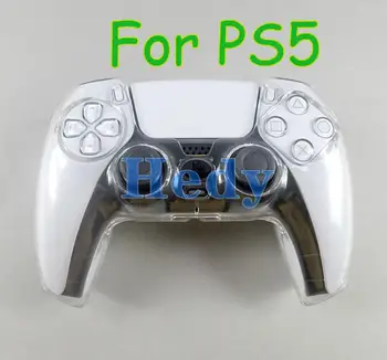 10 PCS Temizle Kristal Hard Case Koruyucu Kapak Cilt Kabuk için Sony PS5 PS4 kaymaz Şeffaf Kapak İÇİN PlayStation 4 5