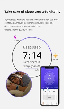 YENİ 2021 1.69 İnç Smartwatch Erkekler Tam Dokunmatik Çok Spor Modu İle akıllı saat Kadın nabız monitörü İçin ıOS Android