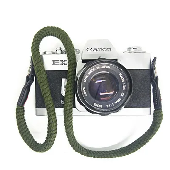 El yapımı Halat Kamera Askısı Deri Örgülü Omuz Boyun Askısı Blet Leica Sony dijital kamera Spor Eylem Kamera El Halat