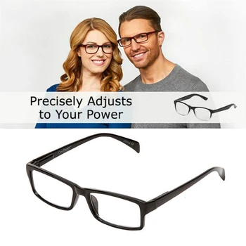 Ping Yeni Mulifokal Bir Güç Okuyucular İçin Yüksek Kalite Kadın Erkek Otomatik Ayarlama Bifokal Okuma Gözlükleri + 50 + 250 3