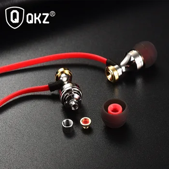 QKZ KD1 Kulaklık Metal Ağır Bas Kulak Bilgisayar Cep Telefonu Evrensel Spor Kulaklık Şehriye HİFİ Acemi Kulaklık için Xiaomi