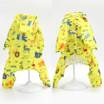 Köpek Yağmurluk Tulum Su Geçirmez Giyim için Köpek Yağmur Ceket Schnauzer Pug Fransız Bulldog Galce Corgi Giysileri Pet Kıyafet 2021 1