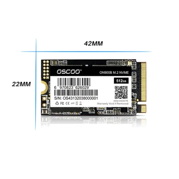 OSCOO M. 2 NVMe PCIe 3.0x4 SSD 256 GB 512 GB 1 TB sabit Disk disk M. 2 2242 SSD Dizüstü Masaüstü Bilgisayar Aksesuarları İçin toptan