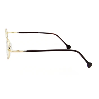 ESNBIE Vintage Gözlük Erkekler Kadınlar ıçin Küçük Yuvarlak Metal Gözlük Çerçeveleri Optik Cam Reçete Gözlük Óculos de gri 3
