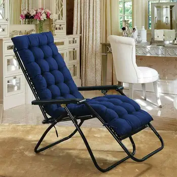 Çıkarılabilir Bahçe Recliner Yastık Sallanan sandalye minderi Açık Veranda Kalın Güneş Koltuk Pedi Yastık / TARAFINDAN 3
